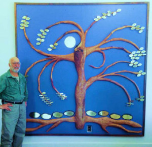 Our new Tree of Life was made by Robert Bergman to honor Pearl and Amos Turk and was donated by their family